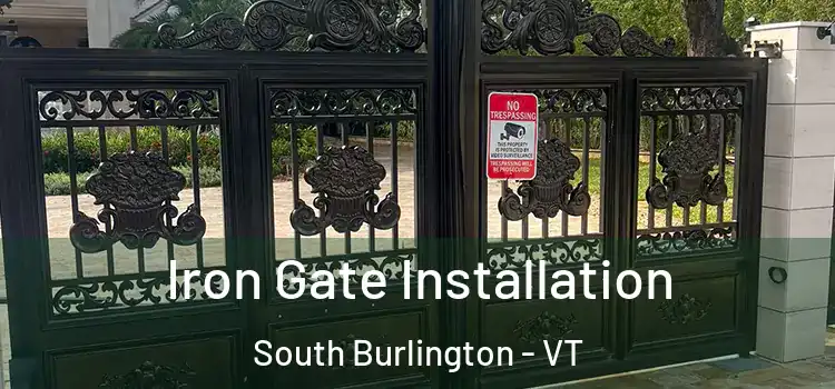  Iron Gate Installation South Burlington - VT